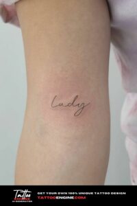 One Word Tattoos, Powerful Ink in a Single Word