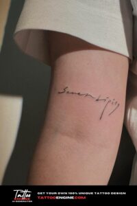 One Word Tattoos, Powerful Ink in a Single Word