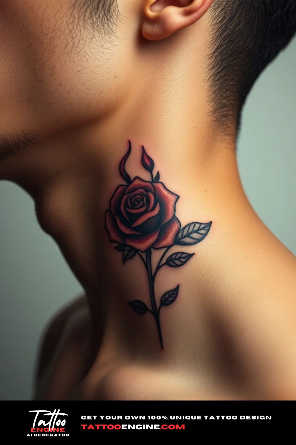 Rose Tattoo Ideas for Men
