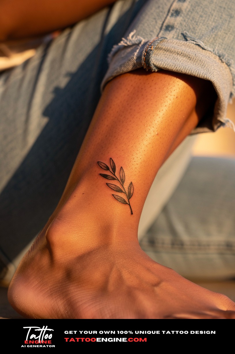 Minimalist Ankle Tattoos for Women: Elegant Placement & Style Ideas